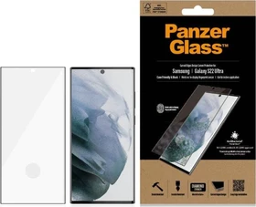 PanzerGlass Curved Edges Case Friendly AntiBacterial für Samsung Galaxy S22 Ultra schwarz