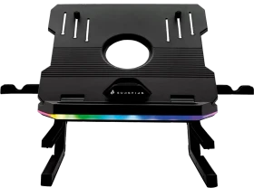 Verbatim Portus X2 RGB, Notebook-Stand bis 17.3", schwarz
