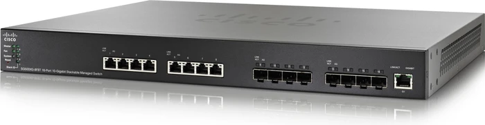 Cisco SG500XG Rackmount 10G Managed Stacking Switch, 8x RJ-45, 8x SFP+