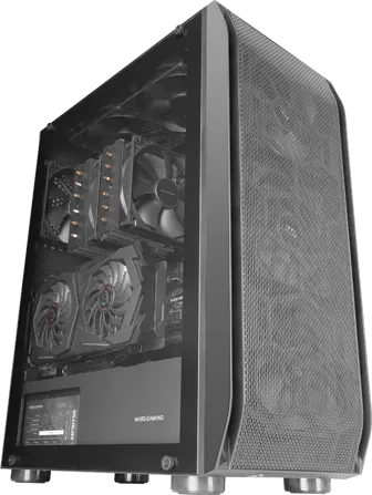 Mars Gaming MC-PRO2, Glasfenster