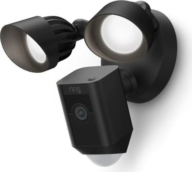 Ring Floodlight Cam Wired Plus, schwarz