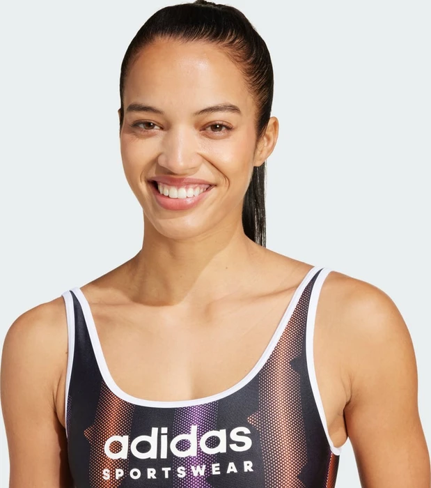 adidas Tiro U-Back Badeanzug schwarz/weiß (Damen)