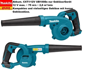Makita UB100DZ Akku-Laubbläser solo
