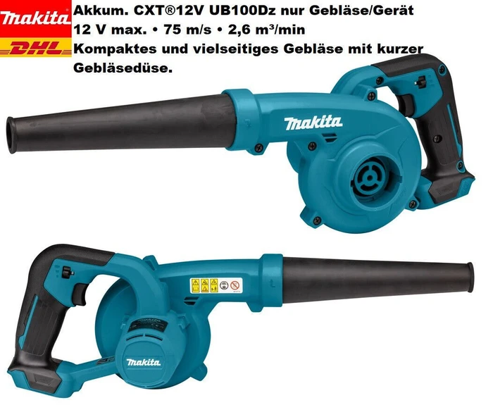 Makita UB100DZ Akku-Laubbläser solo
