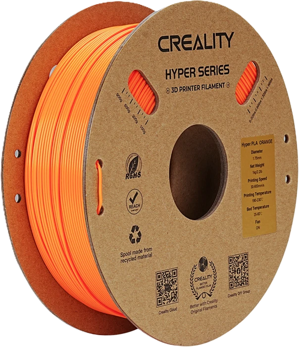 Creality Hyper PLA, orange, Spule, 1.75mm, 1.00kg