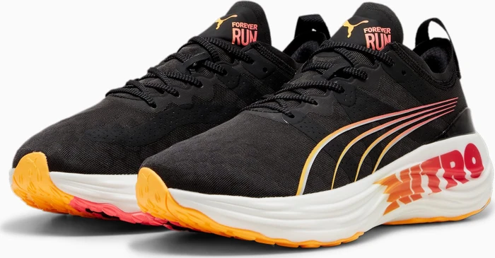 Puma ForeverRun NITRO puma black/sun stream/sunset glow (Herren)