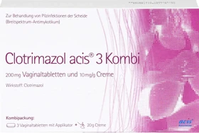 Clotrimazol Acis 3 Vaginaltabletten + 20g Creme Kombipackung