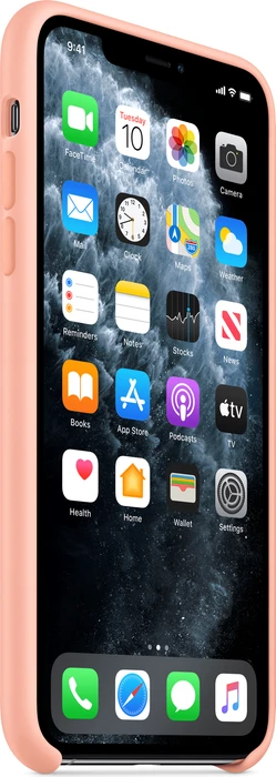 Apple Silikon Case für iPhone 11 Pro Max Grapefruit