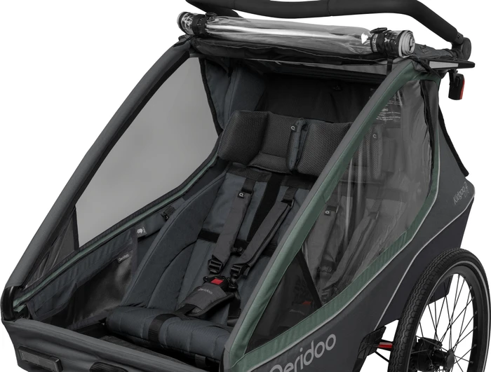 Qeridoo Kidgoo 2 Lite Fahrradanhänger ivy green (Modell 2026)
