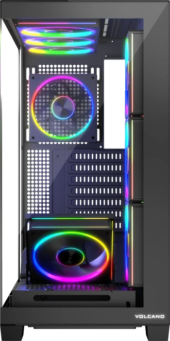 Modecom Volcano Stellar ARGB 8F Black, Glasfenster