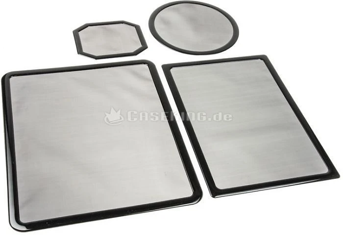 DEMCiflex Staubfilter Set für Corsair 650D schwarz/schwarz