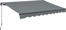 Juskys Markise 250x200cm grau