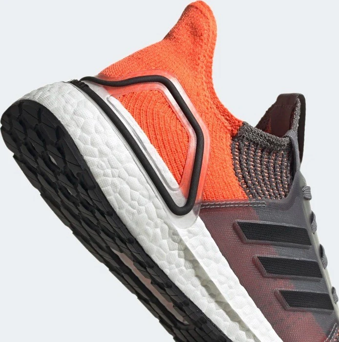 adidas Ultraboost 19 grey four/core black/hi-res coral (Herren)