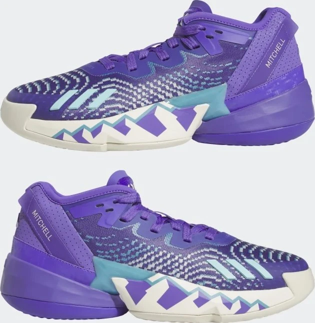 adidas D.O.N. Issue #4 purple rush/off white/clear aqua