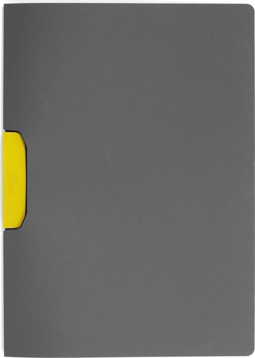 Durable Duraswing Color 30 Klemmmappe, A4, anthrazit/gelb