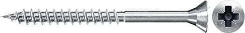 fischer ClassicFast FSPII CZP 4.0x45 BC Spanplattenschraube, 4x45mm, 500 Stück
