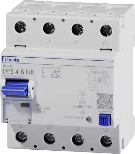 Doepke Fehlerstromschutzschalter DFS 4 063-4/0,03-B NK (09144995)