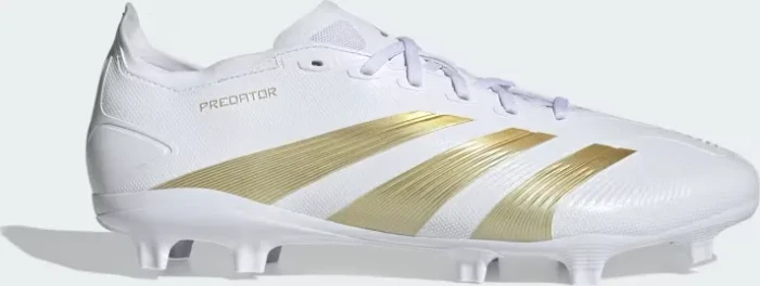 adidas Predator League FG cloud white/gold metallic/sandy beige met