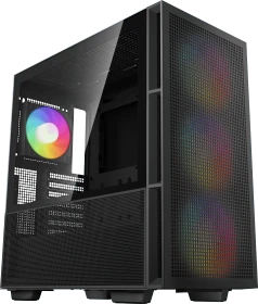 DeepCool CH560, schwarz, Glasfenster