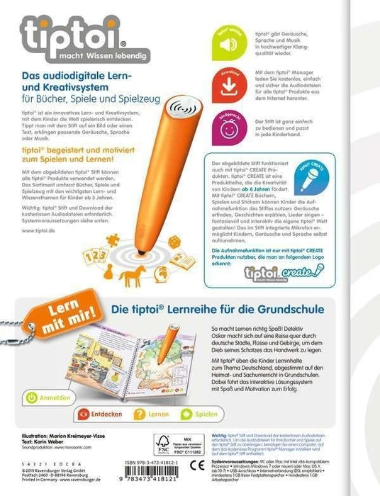 Ravensburger tiptoi Buch: Lern mit mir! Deutschland