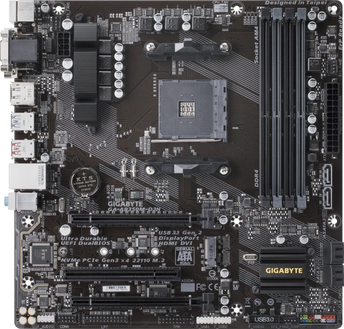 GIGABYTE GA-AB350M-D3H (AMD AM4)