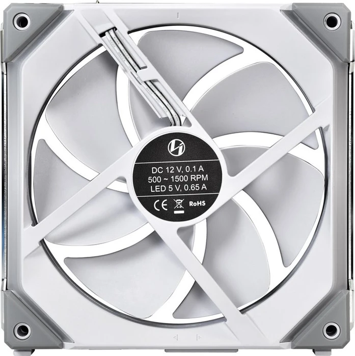 Lian Li Uni Fan SL140 RGB, weiß, LED-Steuerung, Lüftersteuerung, 140mm, 2er-Pack