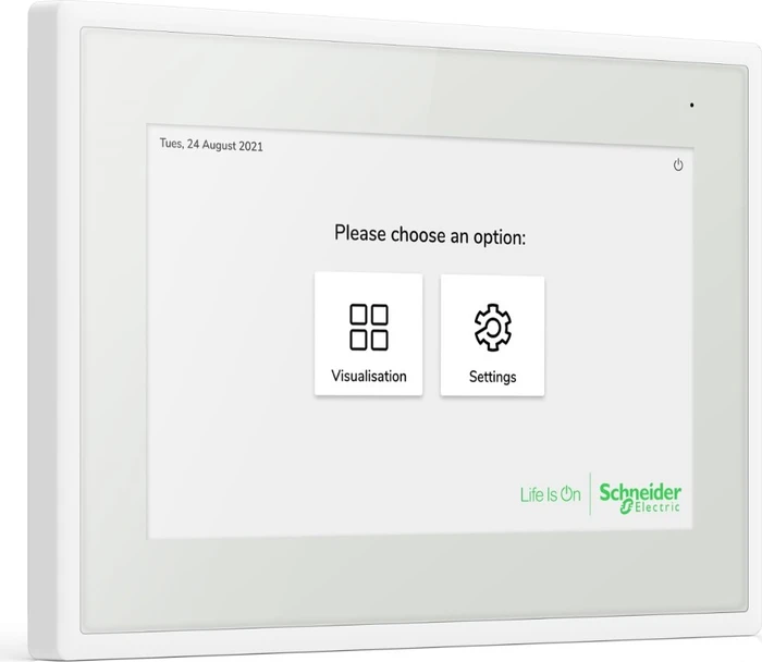 Schneider Electric SpaceLogic KNX Touch IP 7" Smart Screen weiß