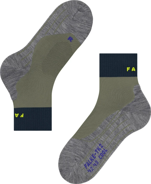 Falke TK2 Explore Cool Short Wandersocken calla green (Herren)
