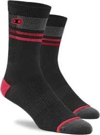CrankBrothers Icon MTB Fahrradsocken schwarz/rot