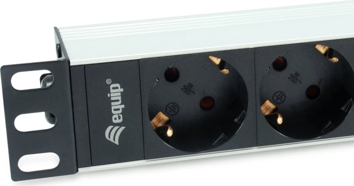 Equip 10" PDU Aluminium Steckdosenleiste, 1HE, 4-fach, 250V, 1.5m