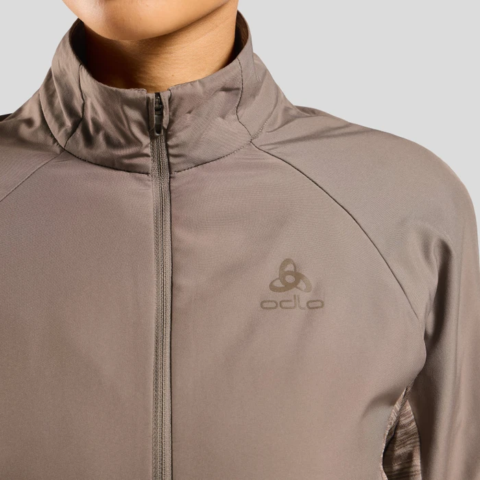 Odlo The Run Easy Warm Hybrid Funktionsjacke cinder (Damen)