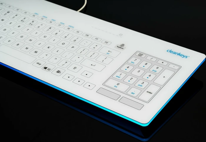 GETT InduKey KR26202 Cleankeys CK5, Touchpad, weiß, USB, DE
