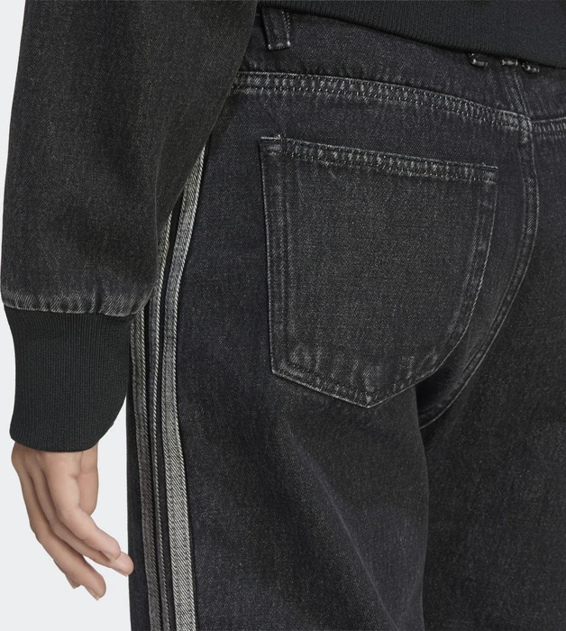 adidas Firebird Jeans true black denim (Damen) (KQ6488) – Bild 11