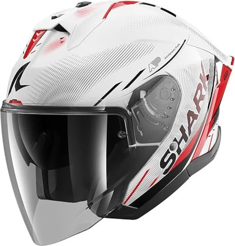 Shark Skwal Jet Cup Speed-Tech weiß/rot/grau