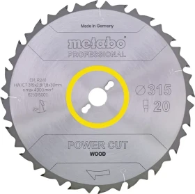 Metabo Power Cut Kreissägeblatt 24Z, 250x2x30mm, 1 Stück