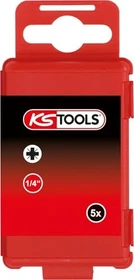 KS Tools Classic Pozidriv Bit 1/4", PZ1x75mm, 5 Stück