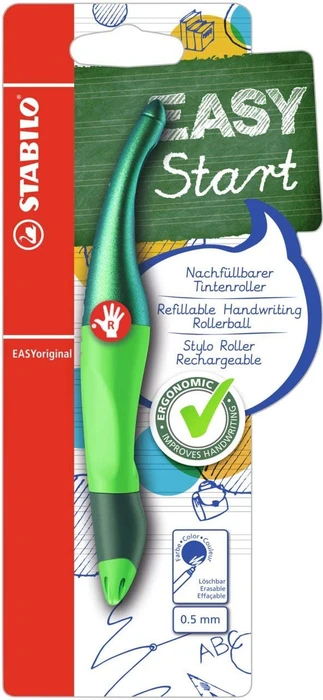 STABILO EASYoriginal Tintenroller (Mine) holograph grün/hellgrün, Rechtshänder, Blister
