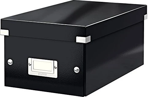 Leitz Click & Store WOW DVD Aufbewahrungsbox, schwarz