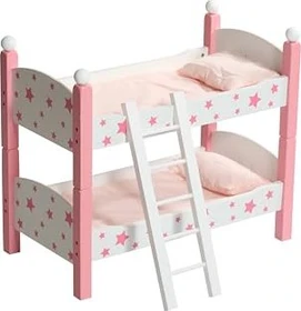 Bayer Chic 2000 Puppenetagenbett Stars rosa