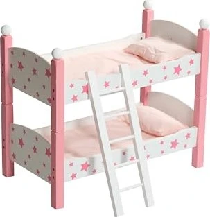 Bayer Chic 2000 Puppenetagenbett Stars rosa