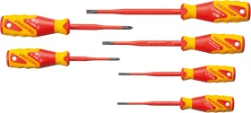 Gedore VDE 2162-2172 PZ-06 Slim Drive 3K VDE Kreuzschlitz/Plus-Minus Schraubendrehersatz, 6-tlg.