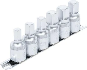 BGS technic Öldienstschlüssel-Satz 1/2" Innenvierkant 6-tlg.