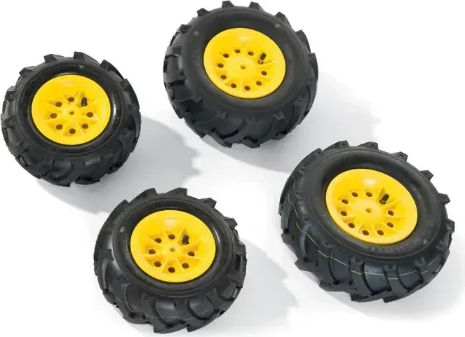rolly toys rollyLuftbereifung, gelbe Felge, 2x 325x110, 2x 260x95