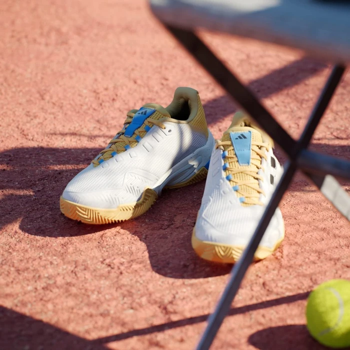 adidas Barricade 13 Clay cloud white/core black/semi spark (Damen)