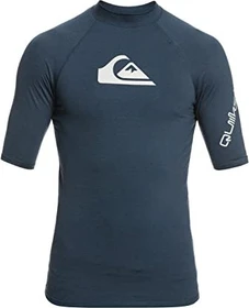 Quiksilver All Time Rashguard Funktionsshirt langarm navy blazer heather (Herren)