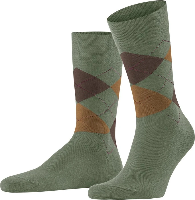 Falke Sensitive Argyle Socken khaki (Herren)