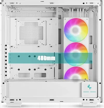 DeepCool Morpheus WH, weiß, Glasfenster