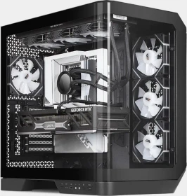 DarkFlash DY570 Black, Glasfenster