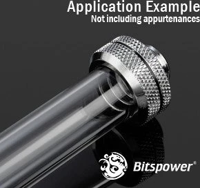 Bitspower HardTube PETG Rohr, 50cm, 16/12mm, klar