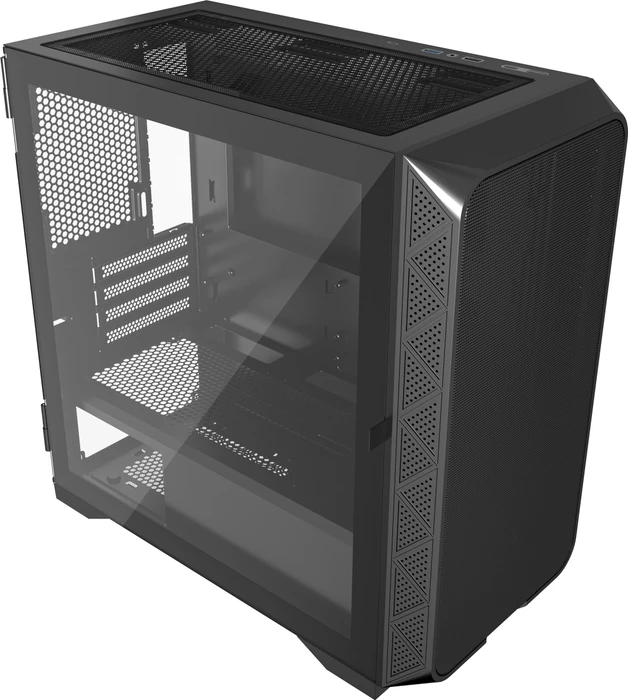 Gembird Fornax MK200 Black, Glasfenster